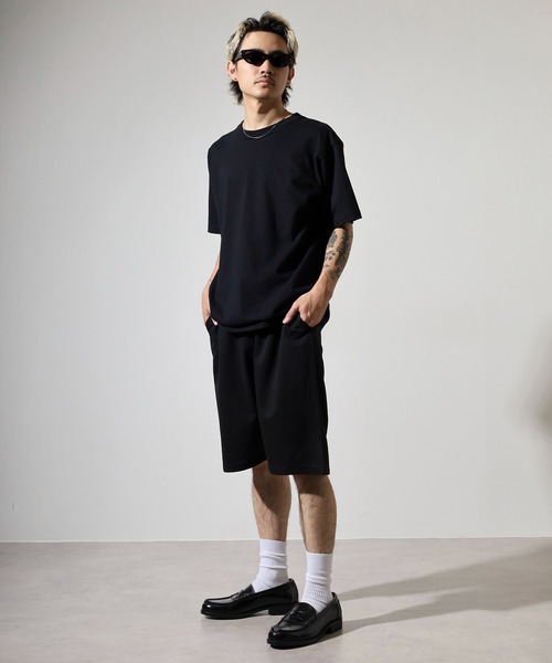 ACE(エース)の「無地 ミニ裏毛 ハーフパンツ(その他パンツ・メンズ・ネイビー/ブラック/杢グレー/チャコール/カーキ・L/M/LL/3L/4L/5L)」の21枚目の写真