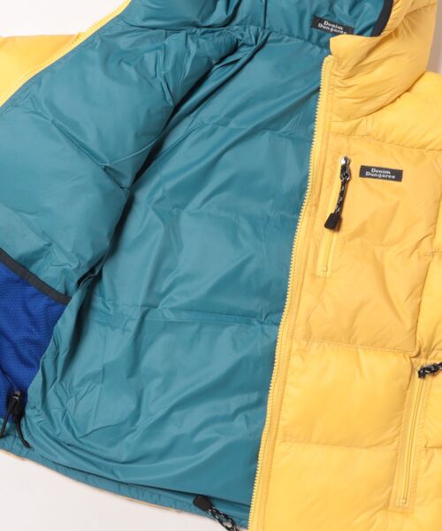 DENIM DUNGAREE（デニムダンガリー）の「ReCONHny Taffeta Parka（ダウンジャケット/コート・キッズ・イエロー・125/115）」の4枚目の写真