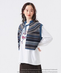 BEAMS BOY | 【2/5再値下げ】マルチボーダー ベスト(ベスト)