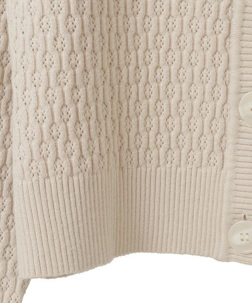 Candy Stripper（キャンディストリッパー）の「RABBIT FLOWER KNIT カーディガン（カーディガン/ボレロ・レディース・ピンク/アイボリー/ブラック・FREE）」の20枚目の写真