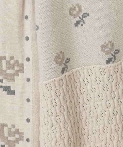 Candy Stripper（キャンディストリッパー）の「RABBIT FLOWER KNIT カーディガン（カーディガン/ボレロ・レディース・ピンク/アイボリー/ブラック・FREE）」の22枚目の写真