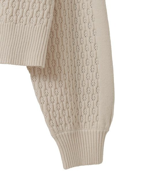 Candy Stripper（キャンディストリッパー）の「RABBIT FLOWER KNIT カーディガン（カーディガン/ボレロ・レディース・ピンク/アイボリー/ブラック・FREE）」の19枚目の写真