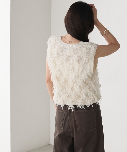 forksy.】フリンジニットベスト forksy.│MONO-MART [モノマート] 公式