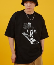 【SIDEWAY STANCE】オリジナル グラフィック プリント 半袖Tシャツ