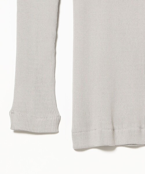 Demi-Luxe BEAMS(デミルクス ビームス)の「【1/1値下げ】AK+1 / シルク コットン 丸胴 プルオーバー(Tシャツ/カットソー・レディース・グレー/ブラック・ONE SIZE)」の5枚目の写真