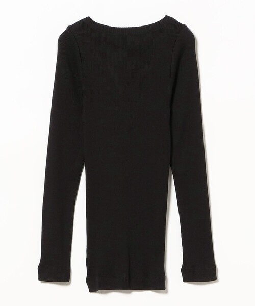 Demi-Luxe BEAMS(デミルクス ビームス)の「【1/1値下げ】AK+1 / シルク コットン 丸胴 プルオーバー(Tシャツ/カットソー・レディース・グレー/ブラック・ONE SIZE)」の9枚目の写真