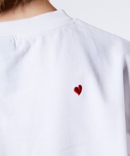 DOUBLE STANDARD CLOTHING（ダブルスタンダードクロージング）の「チェーンステッチTシャツ（Tシャツ/カットソー・レディース・オフホワイト・FREE）」の9枚目の写真