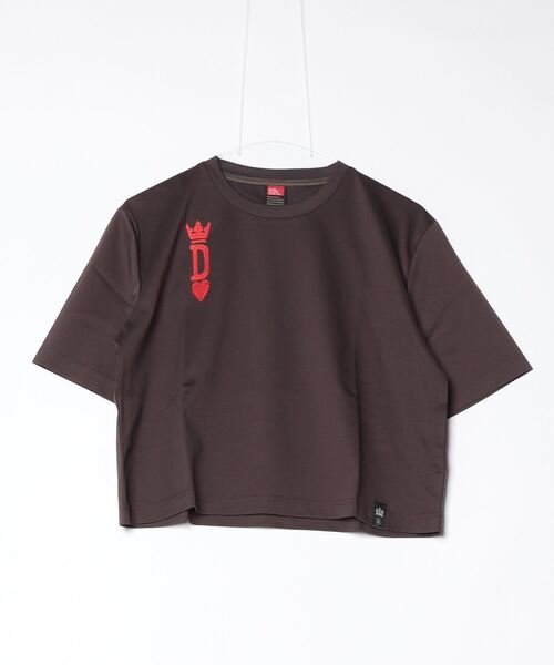 DOUBLE STANDARD CLOTHING(ダブルスタンダードクロージング)の「チェーンステッチTシャツ(Tシャツ/カットソー・レディース・オフホワイト/ブラウン・FREE)」の16枚目の写真
