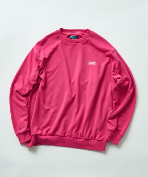 Franklin Climbing（フランクリンクライミング）の「【Franklin Climbing】【ES】裏毛バックロゴプリントスウェット（Tシャツ/カットソー・レディース・ライトグレー/ピンク/ダークグレー・MEDIUM/LARGE/SMALL）」の7枚目の写真