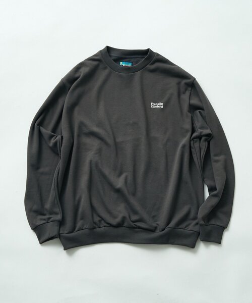 Franklin Climbing（フランクリンクライミング）の「【Franklin Climbing】【ES】裏毛バックロゴプリントスウェット（Tシャツ/カットソー・レディース・ライトグレー/ピンク/ダークグレー・MEDIUM/LARGE/SMALL）」の8枚目の写真