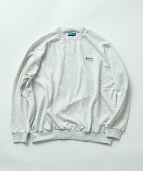 Franklin Climbing（フランクリンクライミング）の「【Franklin Climbing】【ES】裏毛バックロゴプリントスウェット（Tシャツ/カットソー・レディース・ライトグレー/ピンク/ダークグレー・MEDIUM/LARGE/SMALL）」の9枚目の写真