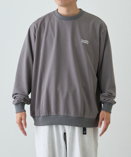Franklin Climbing（フランクリンクライミング）の「【Franklin Climbing】【ES】裏毛バックロゴプリントスウェット（Tシャツ/カットソー・レディース・ライトグレー/ピンク/ダークグレー・MEDIUM/LARGE/SMALL）」の13枚目の写真