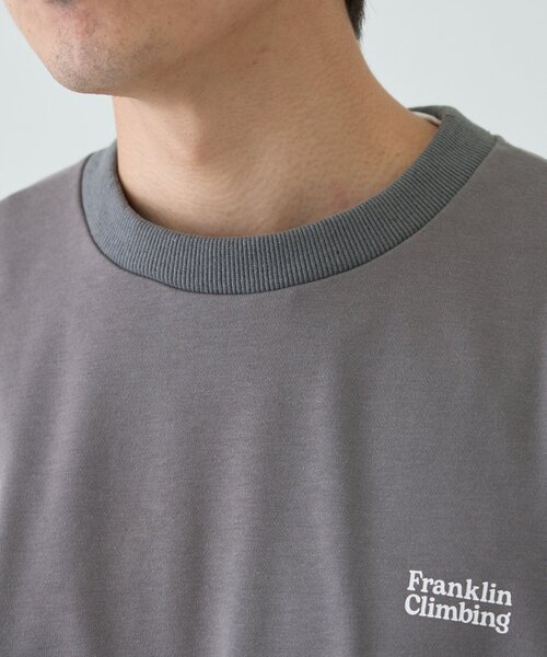 Franklin Climbing（フランクリンクライミング）の「【Franklin Climbing】【ES】裏毛バックロゴプリントスウェット（Tシャツ/カットソー・レディース・ライトグレー/ピンク/ダークグレー・MEDIUM/LARGE/SMALL）」の17枚目の写真