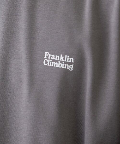 Franklin Climbing（フランクリンクライミング）の「【Franklin Climbing】【ES】裏毛バックロゴプリントスウェット（Tシャツ/カットソー・レディース・ライトグレー/ピンク/ダークグレー・MEDIUM/LARGE/SMALL）」の18枚目の写真