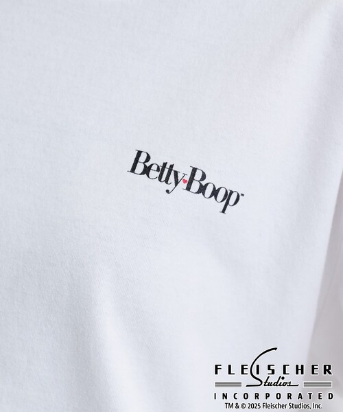 GALLEST(ギャレスト)の「【Betty Boop(TM)】バックプリントワイドTシャツ(Tシャツ/カットソー・レディース・ホワイト/ブラック・38)」の13枚目の写真