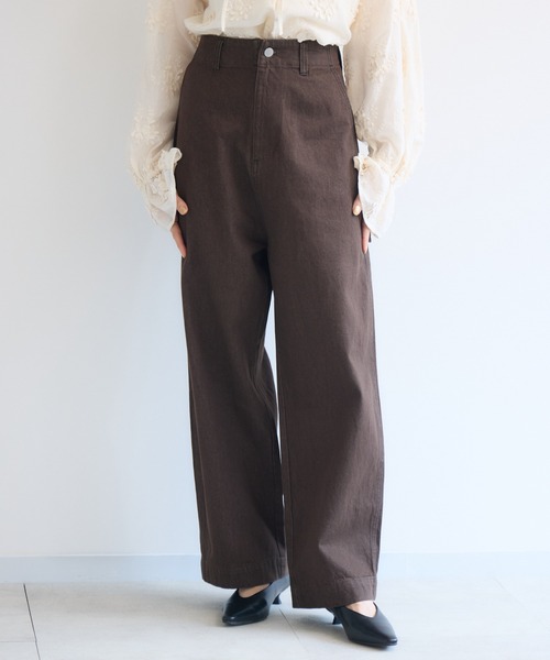 KATHARINE ROSS（キャサリンロス）の「【KATHARINE ROSS】ペインターデニムパンツ（デニムパンツ・レディース・ブラック/ブラウン/ネイビー・MEDIUM）」の3枚目の写真