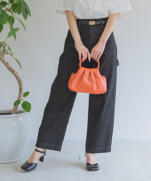 KATHARINE ROSS（キャサリンロス）の「【KATHARINE ROSS】ペインターデニムパンツ（デニムパンツ・レディース・ブラック/ブラウン/ネイビー・MEDIUM）」の2枚目の写真