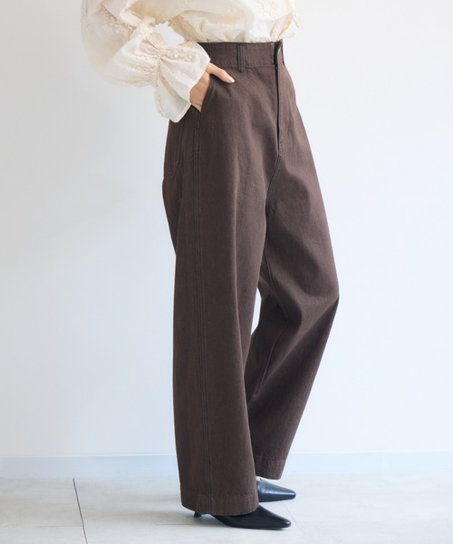 KATHARINE ROSS（キャサリンロス）の「【KATHARINE ROSS】ペインターデニムパンツ（デニムパンツ・レディース・ブラック/ブラウン/ネイビー・MEDIUM）」の8枚目の写真