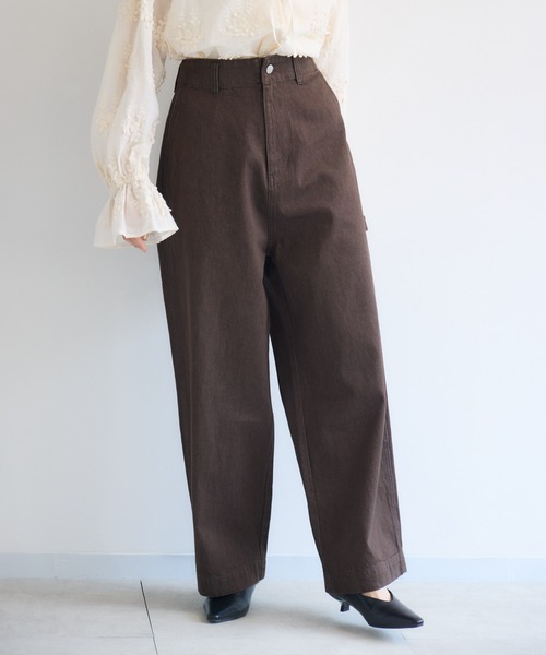 KATHARINE ROSS（キャサリンロス）の「【KATHARINE ROSS】ペインターデニムパンツ（デニムパンツ・レディース・ブラック/ブラウン/ネイビー・MEDIUM）」の10枚目の写真