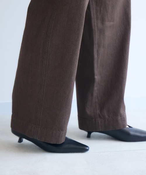 KATHARINE ROSS（キャサリンロス）の「【KATHARINE ROSS】ペインターデニムパンツ（デニムパンツ・レディース・ブラック/ブラウン/ネイビー・MEDIUM）」の14枚目の写真