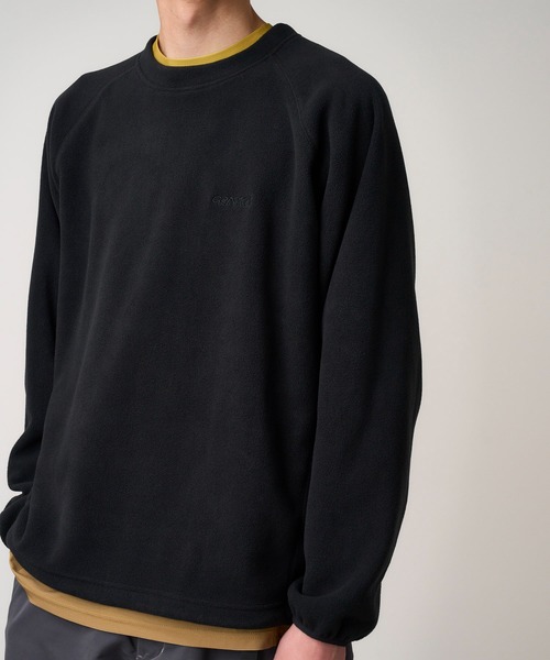 Gramicci(グラミチ)の「THERMAL FLEECE CREW|サーマルフリースクルー(スウェット・メンズ・ヘザーグレー/オリーブ/ブラック/ブラウン系・XXL/XL/M/S/XS/L)」の2枚目の写真