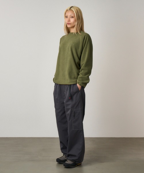 Gramicci(グラミチ)の「THERMAL FLEECE CREW|サーマルフリースクルー(スウェット・メンズ・ヘザーグレー/オリーブ/ブラック/ブラウン系・XXL/XL/M/S/XS/L)」の9枚目の写真