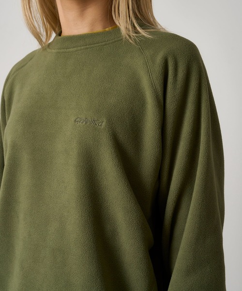 Gramicci(グラミチ)の「THERMAL FLEECE CREW|サーマルフリースクルー(スウェット・メンズ・ヘザーグレー/オリーブ/ブラック/ブラウン系・XXL/XL/M/S/XS/L)」の11枚目の写真