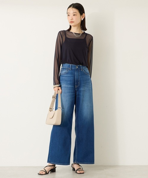 AMERICAN HOLIC(アメリカンホリック)の「【2点セット】チュールキャミレイヤードトップス(Tシャツ/カットソー・レディース・ベージュ/ネイビー・M/L)」の17枚目の写真