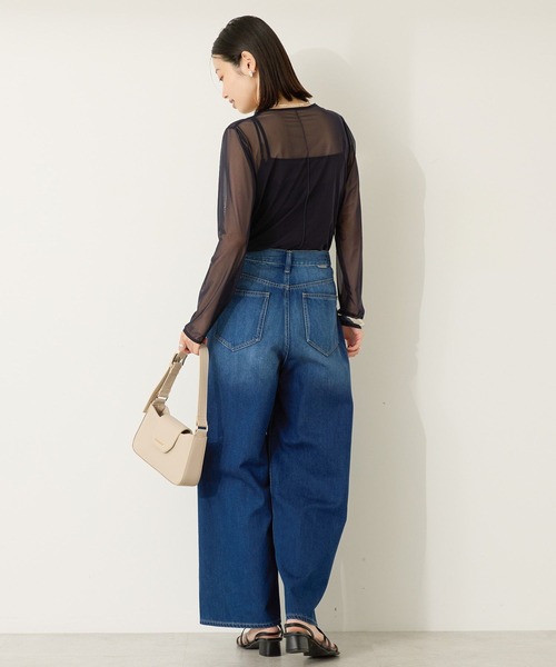 AMERICAN HOLIC(アメリカンホリック)の「【2点セット】チュールキャミレイヤードトップス(Tシャツ/カットソー・レディース・ベージュ/ネイビー・M/L)」の18枚目の写真