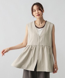 GLOBAL WORK | ピーチサテンベスト/580832(ベスト)