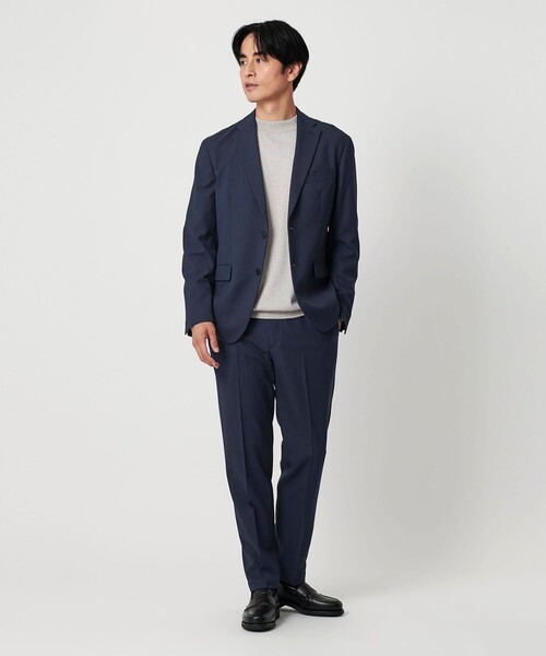 BEAUTY&YOUTH UNITED ARROWS（ビューティーアンドユースユナイテッドアローズ）の「ピンヘッド ポリエステル 2B ジャケット セットアップ対応可能（テーラードジャケット・メンズ・ブラック/ロイヤルブルー・L/S/XL/M）」の4枚目の写真