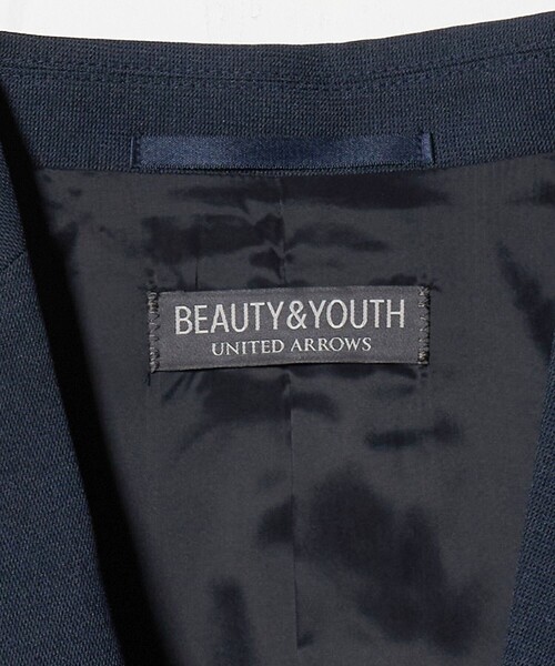 BEAUTY&YOUTH UNITED ARROWS（ビューティーアンドユースユナイテッドアローズ）の「ピンヘッド ポリエステル 2B ジャケット セットアップ対応可能（テーラードジャケット・メンズ・ブラック/ロイヤルブルー・L/S/XL/M）」の8枚目の写真