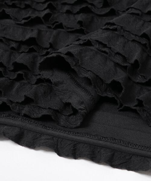 URBAN RESEARCH Sonny Label（アーバンリサーチサニーレーベル）の「フリルカットプルオーバー（Tシャツ/カットソー・レディース・ブラック/オフホワイト・FREE）」の13枚目の写真