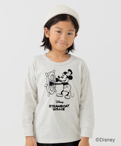 セール】〈ディズニー〉ミッキーマウス / 蒸気船ウィリー 長袖Tシャツ