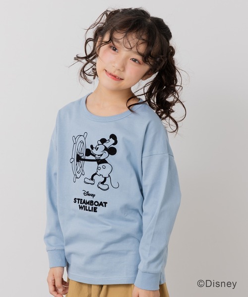 セール】〈ディズニー〉ミッキーマウス / 蒸気船ウィリー 長袖Tシャツ