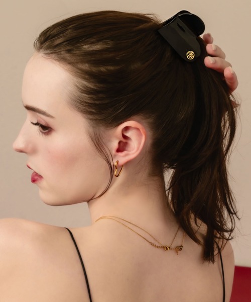 muku（ムク）の「HAIR CLIP / HEART（バレッタ/ヘアクリップ・レディース・アイボリー/ブラック/ブラウン・FREE）」の4枚目の写真