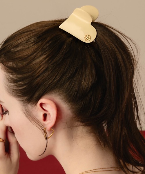 muku（ムク）の「HAIR CLIP / HEART（バレッタ/ヘアクリップ・レディース・アイボリー/ブラック/ブラウン・FREE）」の14枚目の写真