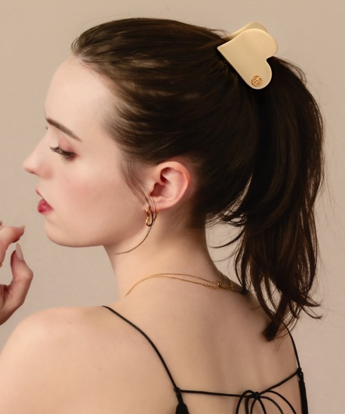 muku（ムク）の「HAIR CLIP / HEART（バレッタ/ヘアクリップ・レディース・アイボリー/ブラック/ブラウン・FREE）」の16枚目の写真