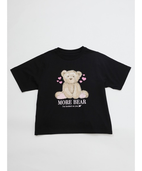 MORE self LOVE(モアセルフラブ)の「【MORE BEAR】big bear TEE(Tシャツ/カットソー・レディース・ブラック/ホワイト/ピンク・FREE)」の21枚目の写真