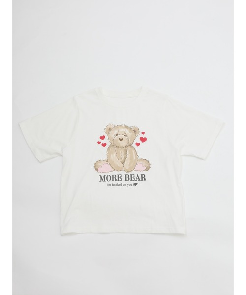 MORE self LOVE(モアセルフラブ)の「【MORE BEAR】big bear TEE(Tシャツ/カットソー・レディース・ブラック/ホワイト/ピンク・FREE)」の20枚目の写真