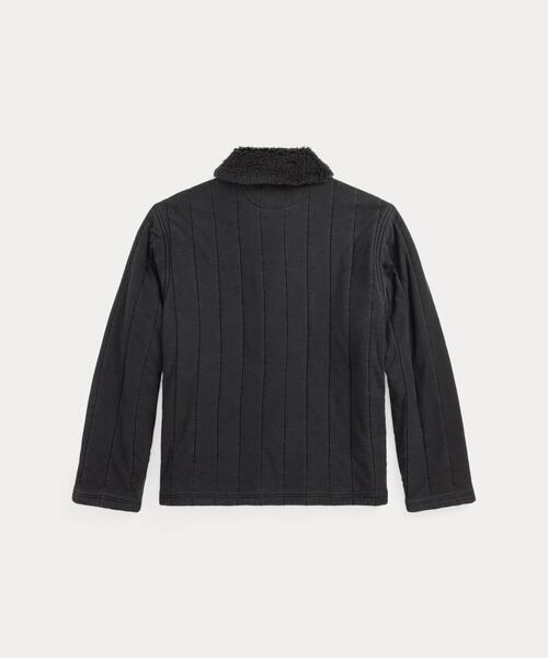 ジャケット・アウター RRL jacket フリースカラー キルテッド ジャージー ジャケット（その他