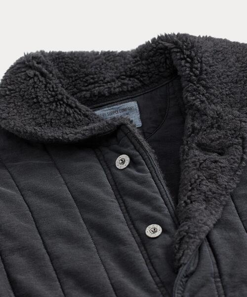 ジャケット・アウター RRL 60S JACKET S Men's Ralph Lauren RRL 60's Red Quilted Synthetic Down