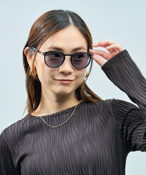 WEB限定】Zoff｜UNITED ARROWS｜ボストン型 調光サングラス｜紫外線で