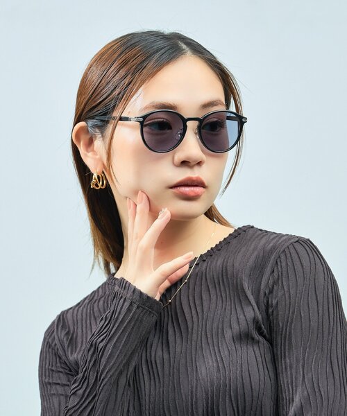 WEB限定】Zoff｜UNITED ARROWS｜ボストン型 調光サングラス｜紫外線で