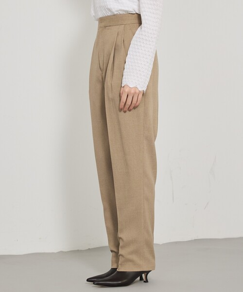 qualite（カリテ）の「【セットアップ対応】ツイードタックテーパード（その他パンツ・レディース・ベージュ/グレー・38/36）」の8枚目の写真