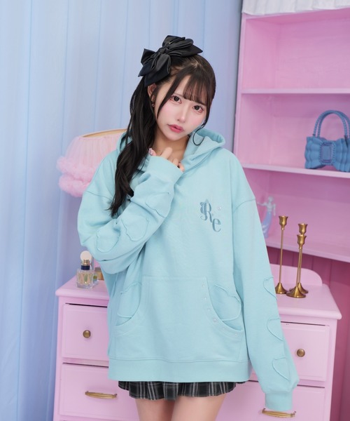 セール】リボンBIGパーカー（パーカー）｜ReAmour（リアムール）の