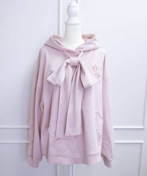 セール】リボンBIGパーカー（パーカー）｜ReAmour（リアムール）の