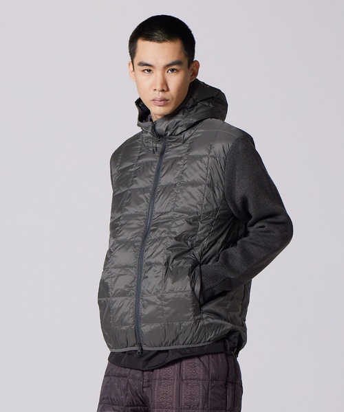 TAION（タイオン）】〈メンズ〉ベーシック Wジップ ニットスリーブ