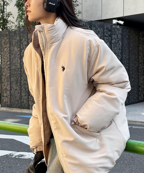 U.S. POLO ASSN.(���[�G�X�|���A�b�X��)�́yU.S. POLO ASSN.�z�����|�C���g���S �|�j�[�h�J ���ȃ_�E���W���P�b�gPADDED JACKET(�_�E���W���P�b�g/�R�[�g)