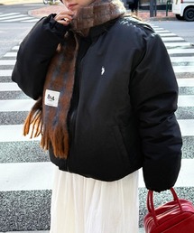 U.S. POLO ASSN.（ユーエスポロアッスン）の「【U.S. POLO ASSN.】ワンポイントロゴ ポニー刺繍 中綿ダウンジャケットPADDED JACKET（ダウンジャケット/コート）」